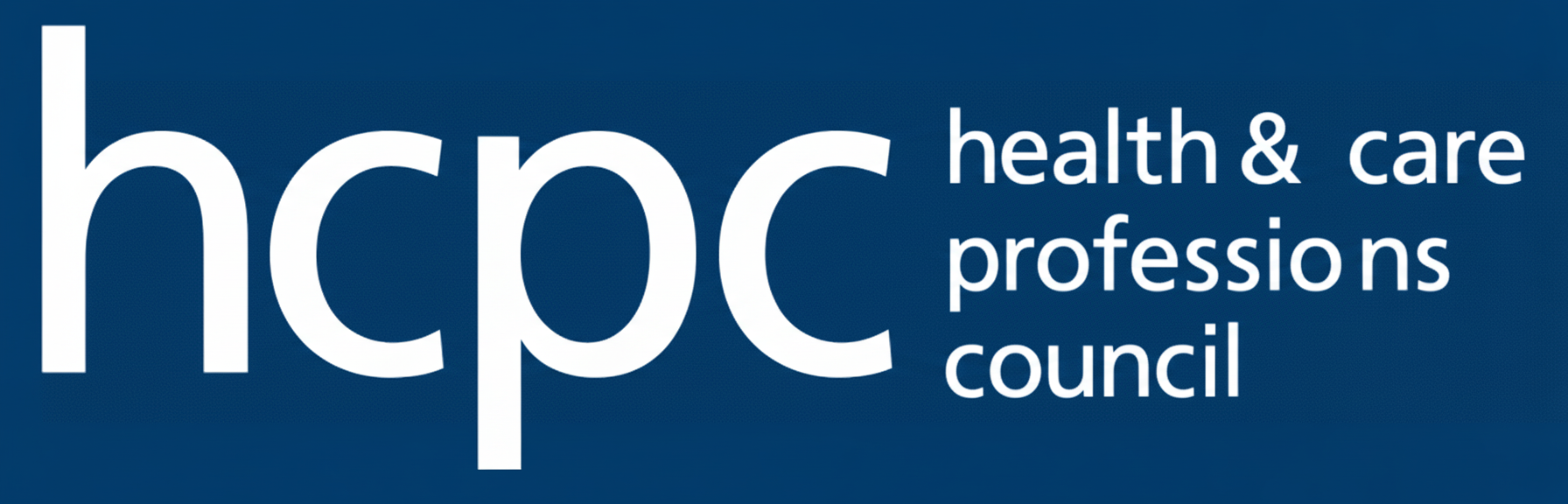 HCPC — Health & Care Professions Council registered